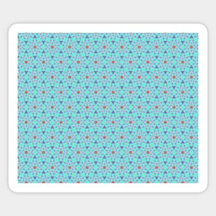 Watercolour floral Star Pattern Sticker